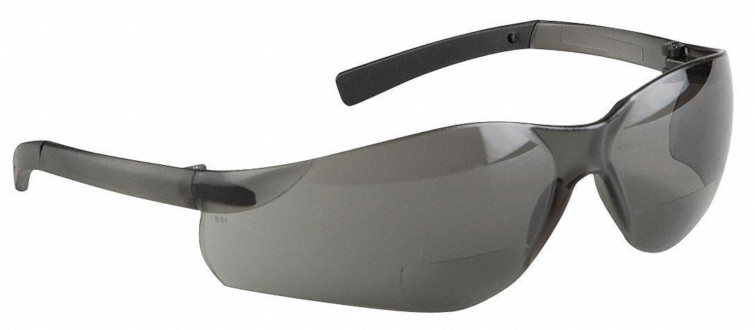 SafetyGlasses GrayLens +1.25 Bifocal
