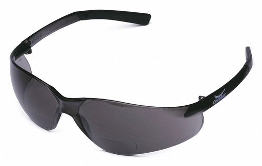 D4792 Safety Glasses Gray Lens +2.0 Bifocal