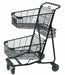 Two Tier Shopping Cart 29 in L 300 lb.