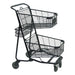 Two Tier Shopping Cart 29 in L 300 lb.
