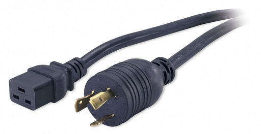 Powr Cord L6-20P SJT 12 ft Blk 16A 12/3