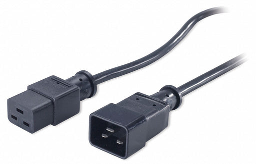 Power Cord 2 ft Black 14 AWG