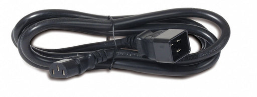 Power Cord 6-1/2 ft Black 12 AWG