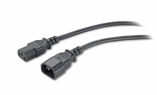 Power Cord 2 ft Black 16 AWG PK5