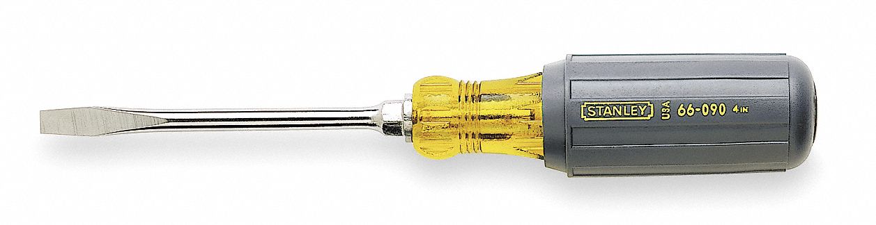 KeychainScrewdriver Slt 1/4in Gry Round