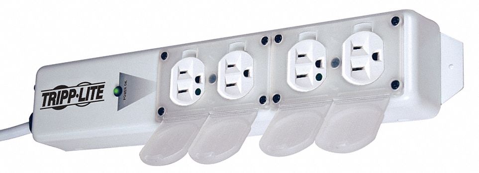 OutletStrip White 13-3/4in 4Outlets