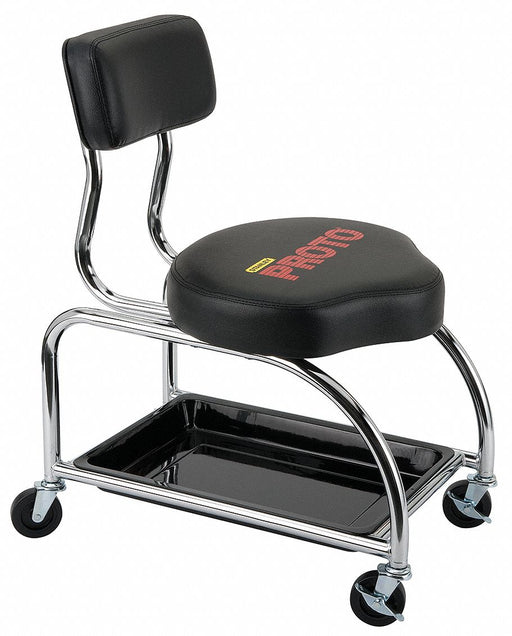 Tool Trolley Stool With Backrest 300 lb.