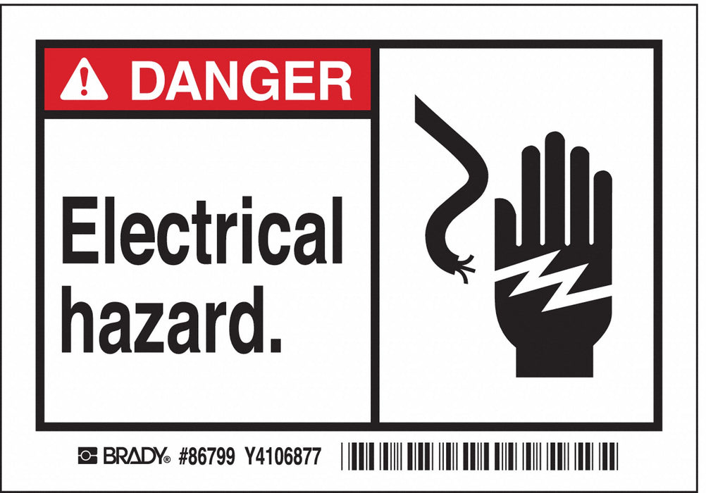 Label 3 1/2 inx5 in Polyester PK5