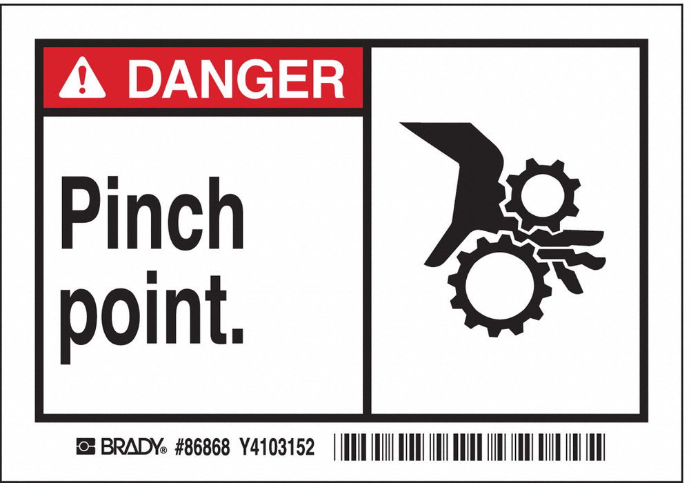 Label 3 1/2 inx5 in Polyester PK5