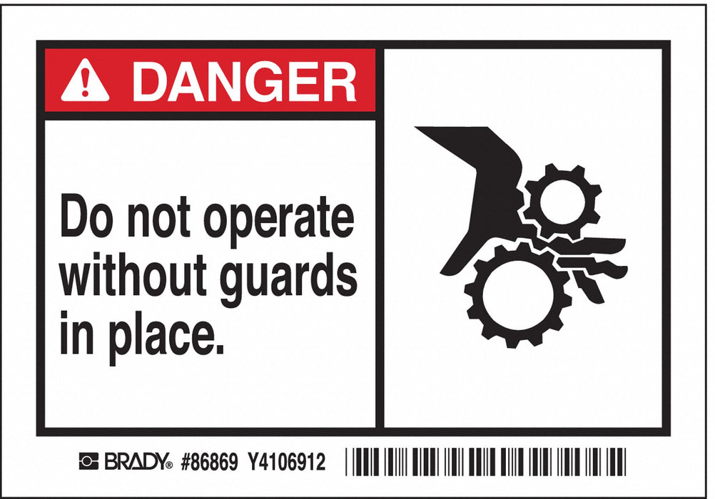 Label 3 1/2 inx5 in Polyester PK5