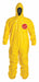 D4571 Hooded Coveralls 2XL Ylw Tychem 2000 PK4