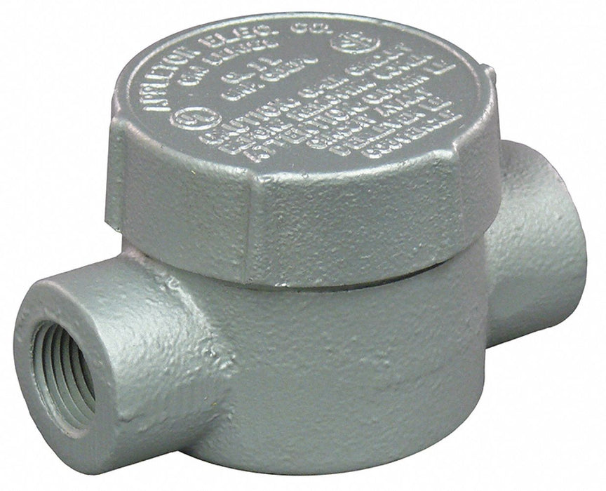 Conduit Outlet Body Iron Trd Sz 1/2in