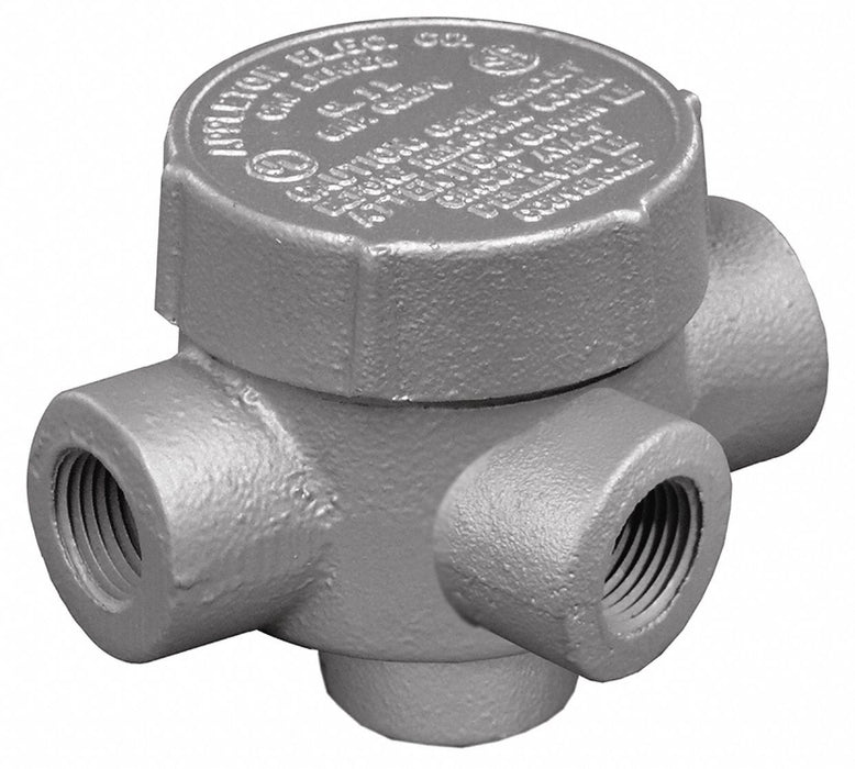 Conduit Outlet Body Iron Trd Sz 1/2in