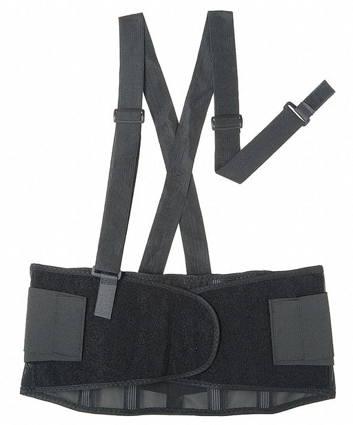 D0582 Back Support w/Stay Black Polyester XL