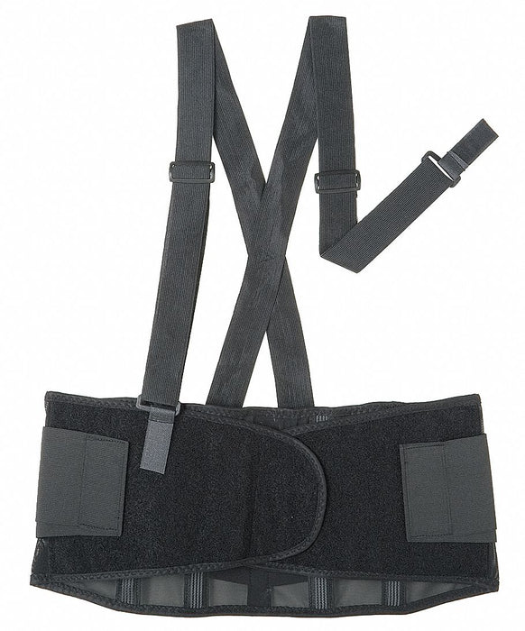 D0582 Back Support w/Stay Black Polyester L