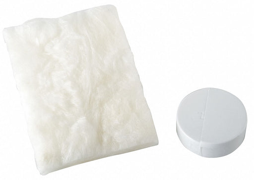 Fitting Cover End Cap 2-1/4 In Max White