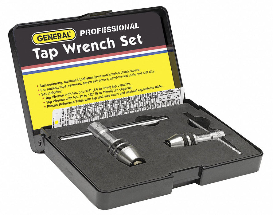 Tap Wrench #0 to 1/4  #12 to 1/2 