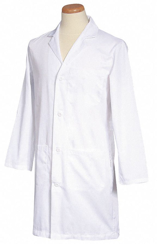 Lab Coat White 39-1/2 L XL
