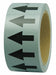 D4934 Arrow Tape Gray 2in W 108ft Roll L