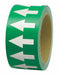 D4933 Arrow Tape Green 1in W 108ft Roll L