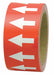 D4933 Arrow Tape Red 1in W 108ft Roll L