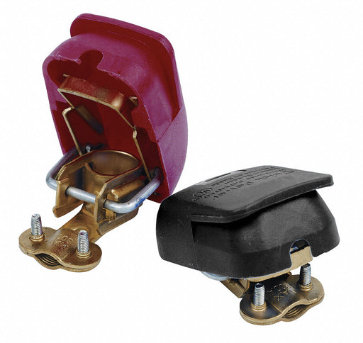 Battery Quick Disconnect Cap Black Red