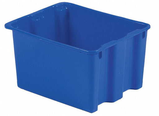 StackingandNestingTote 21inL 17inW Blue