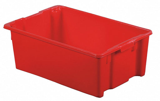 Stk and Nest Ctr Red Solid Polyethylene