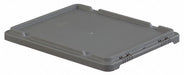 Lid 17.25 in W Plastic Gray