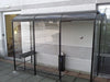 Smoking Shelter 42 inx95 inx124 in Domed