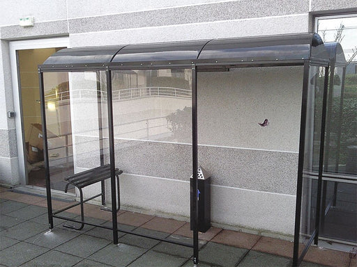 Smoking Shelter 42 inx95 inx84 in Domed