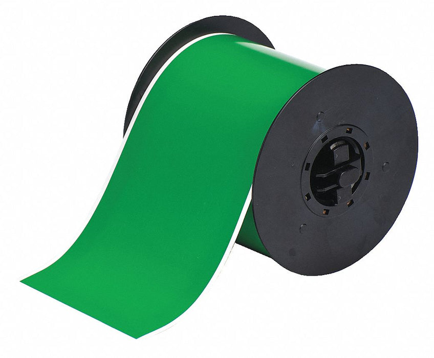 G8310 ContinuousLabelStock Green Gloss 4inW