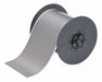 ContinuousLabelStock Gray Gloss 4inW