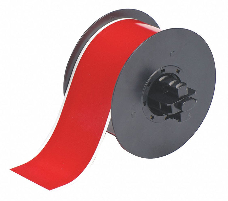 G8314 ContinuousLabelStock Red Gloss 2-1/4inW