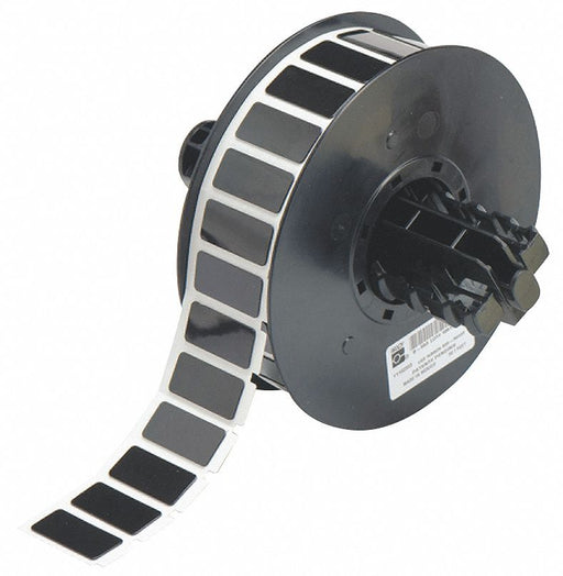 Pre-Cut Label Stock Roll Black Gloss