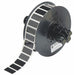 Pre-Cut Label Stock Roll Black Gloss