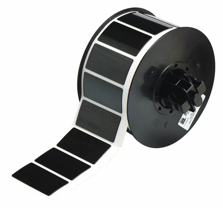 G8796 Pre-Cut Label Stock Roll Black Gloss