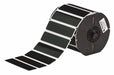 Pre-Cut Label Stock Roll Black Gloss