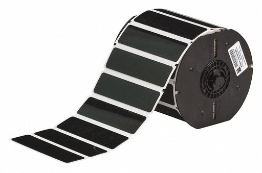 Pre-Cut Label Stock Roll Black Gloss