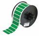 Pre-Cut Label Stock Roll Green Gloss