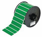 Pre-Cut Label Stock Roll Green Gloss