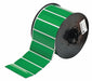Pre-Cut Label Stock Roll Green Gloss