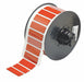 Pre-Cut Label Stock Roll Red Gloss