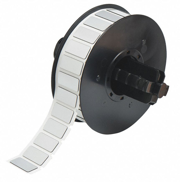 Pre-Cut Label Stock Roll Silver Gloss