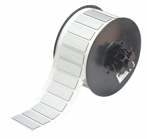 Pre-Cut Label Stock Roll Silver Gloss