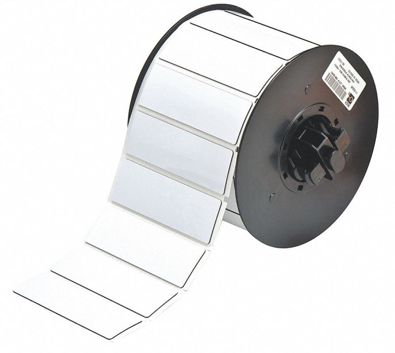 Pre-Cut Label Stock Roll White Gloss
