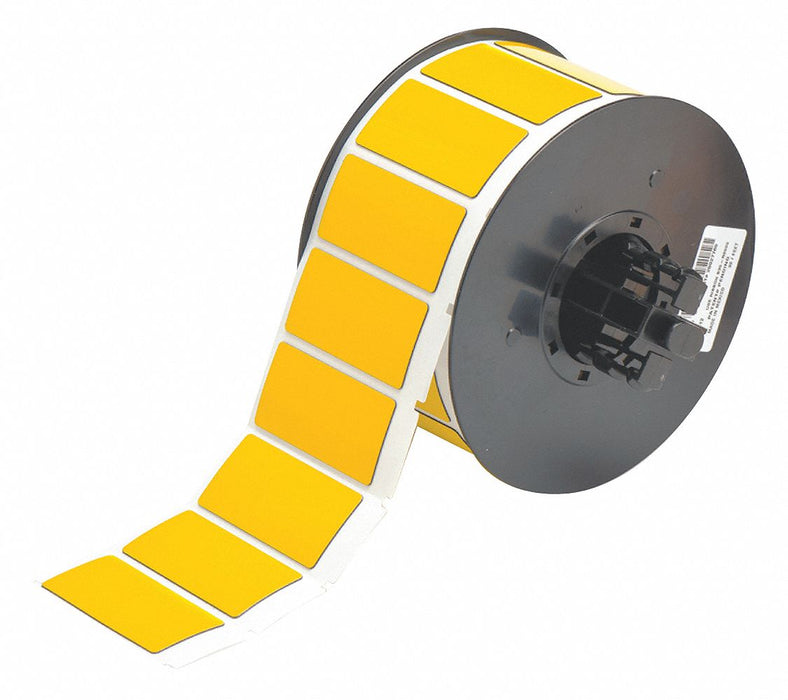 G8796 Pre-Cut Label Stock Roll Yellow Gloss