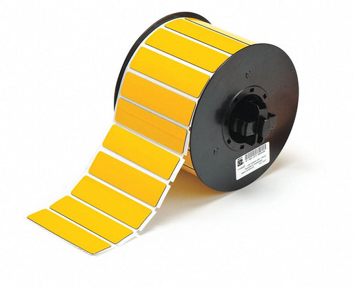 Pre-Cut Label Stock Roll Yellow Gloss