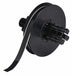 G8307 ContinuousLabelStock Black Gloss 1/2inW