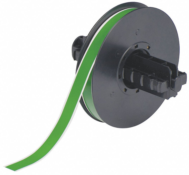 G8307 ContinuousLabelStock Green Gloss 1/2inW
